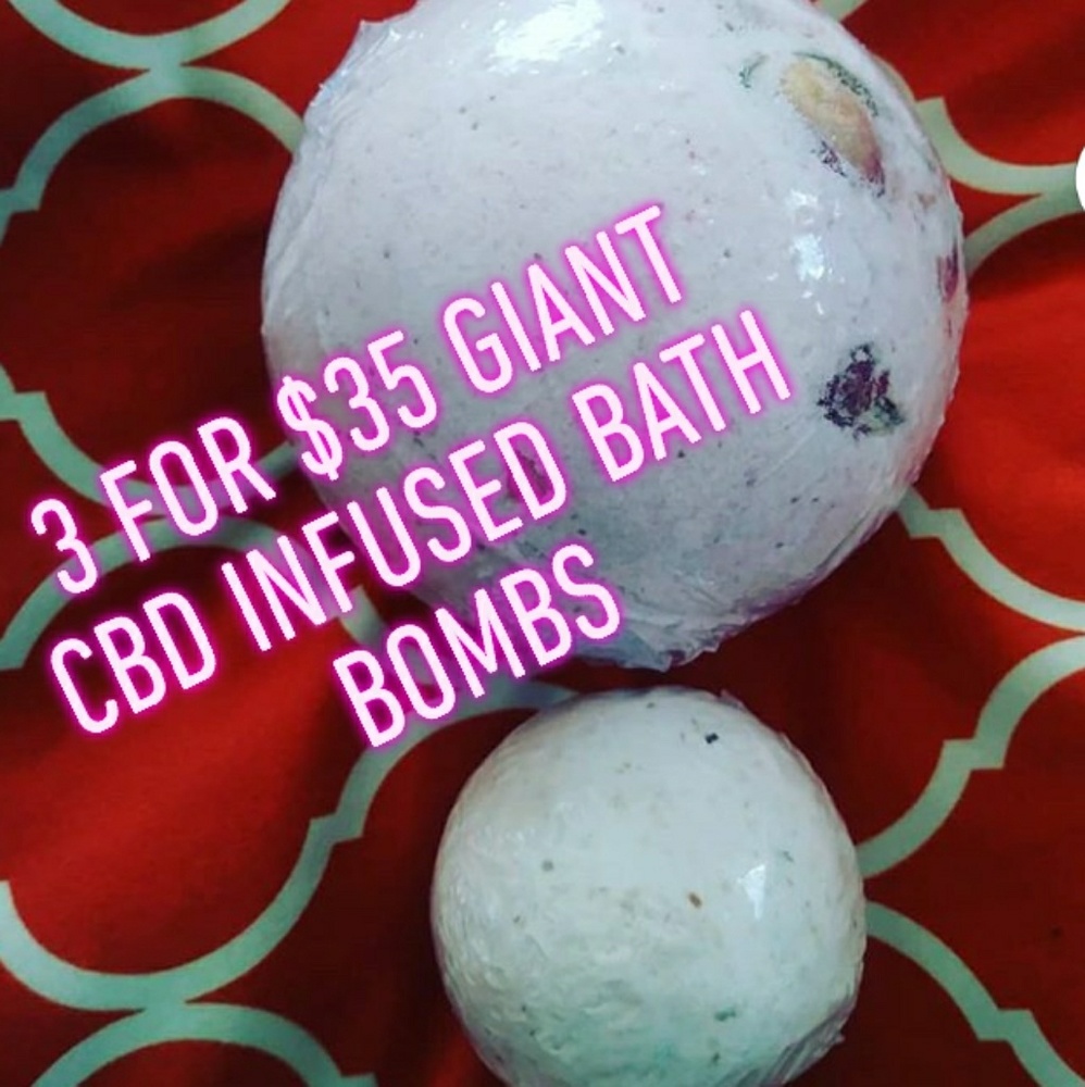 Crystal Infused Bath Bombs